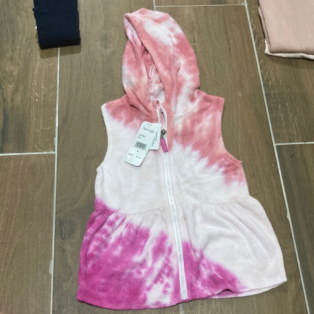 Tie dye splendid vest